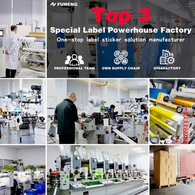 Custom Waterproof Cable Labels Industrial Strong Adhesive Stickers